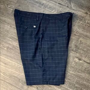 Hang Ten Men's Dark Blue Plaid Shorts